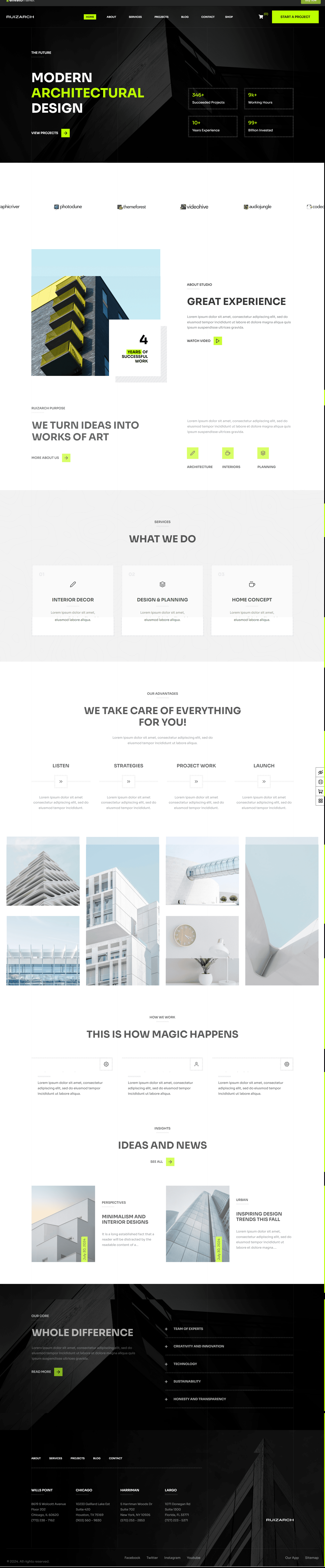 Ruizarch homepage screenshot